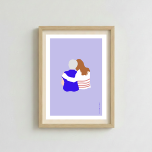 Dessin maman et fille
