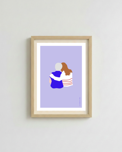 Dessin maman et fille